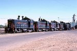 Western Pacific switchers 601, 603, 604, 608 & SN 607.